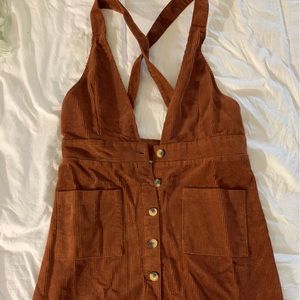 TJ Maxx Corduroy Pinafore Jumper